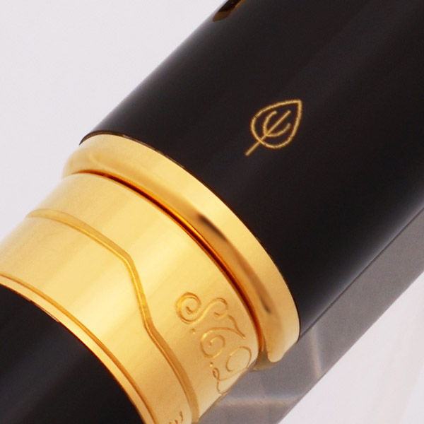 ST Dupont Olympio Ballpoint Pen - Black Chinese Lacquer